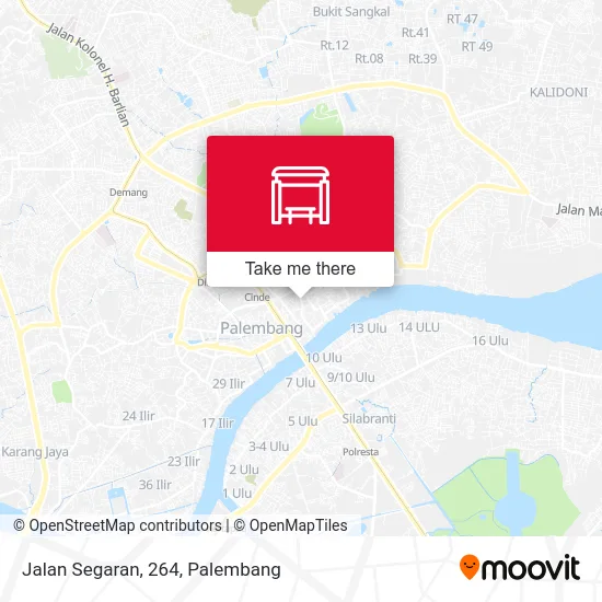 Jalan Segaran, 264 map