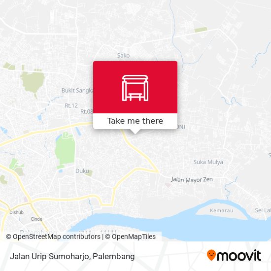 Jalan Urip Sumoharjo map