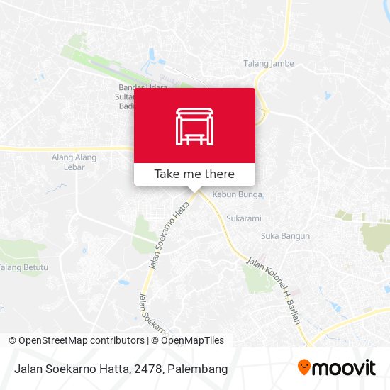 Jalan Soekarno Hatta, 2478 map
