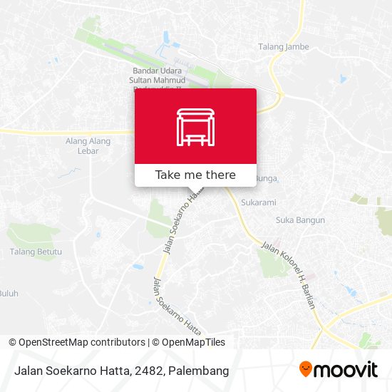 Jalan Soekarno Hatta, 2482 map