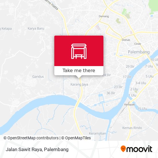 Jalan Sawit Raya map