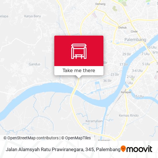 Jalan Alamsyah Ratu Prawiranegara, 345 map