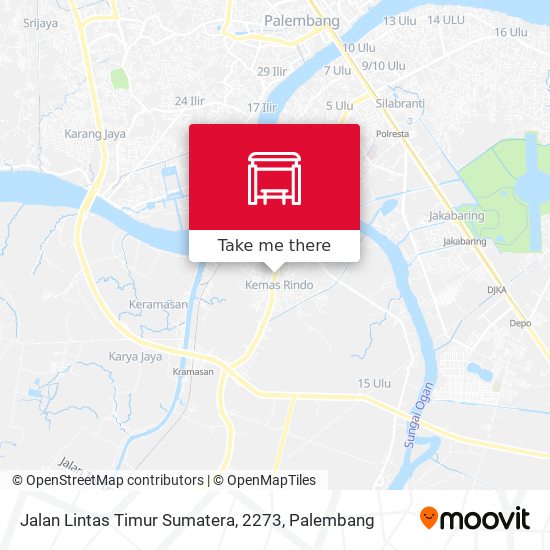 Jalan Lintas Timur Sumatera, 2273 map