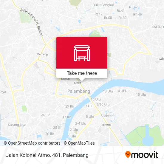 Jalan Kolonel Atmo, 481 map