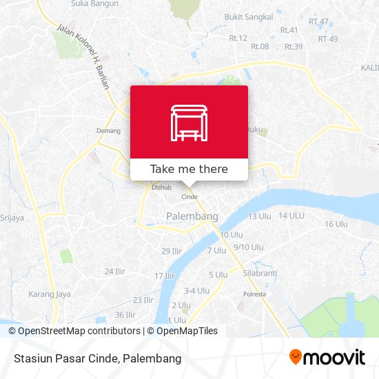 Stasiun Pasar Cinde map