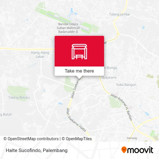 Halte Sucofindo map