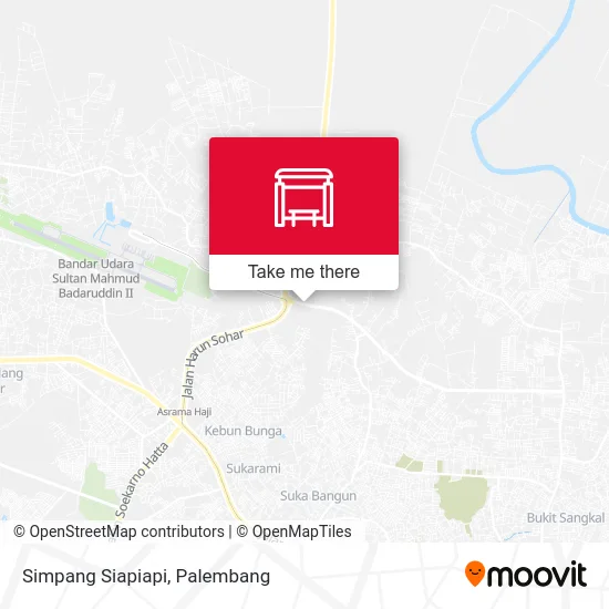 Simpang Siapiapi map
