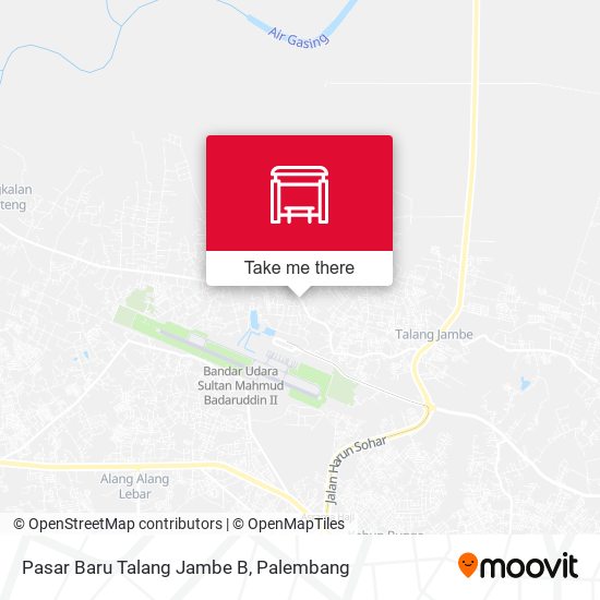 Pasar Baru Talang Jambe B map