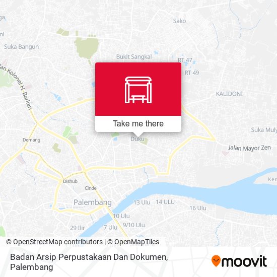 Badan Arsip Perpustakaan Dan Dokumen map