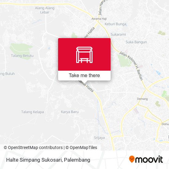 Halte Simpang Sukosari map