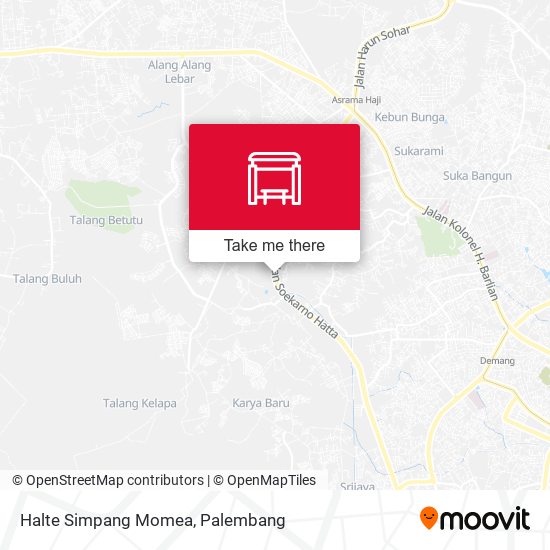 Halte Simpang Momea map