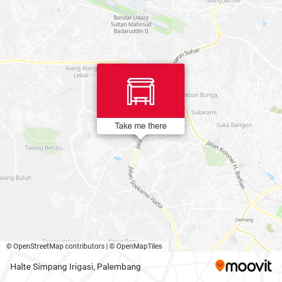 Halte Simpang Irigasi map
