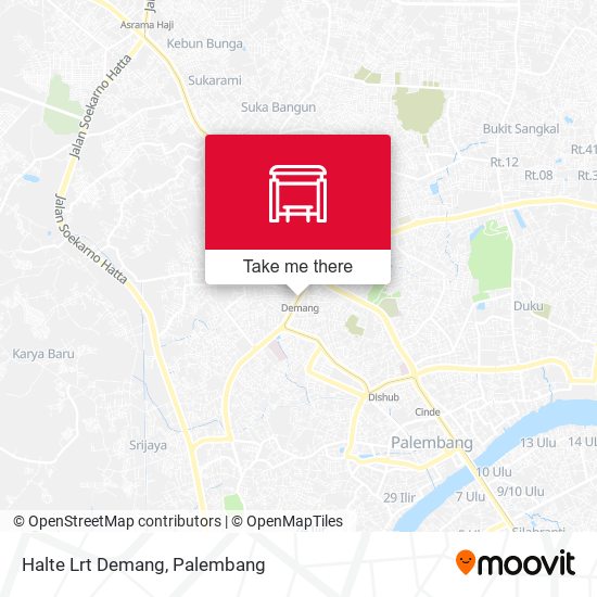 Halte Lrt Demang map