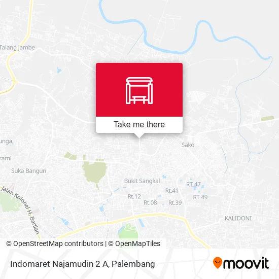 Indomaret Najamudin 2 A map