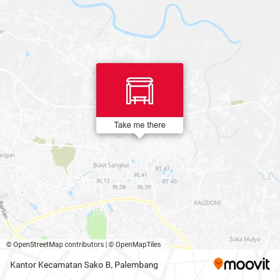 Kantor Kecamatan Sako B map