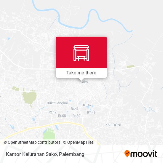 Kantor Kelurahan Sako map