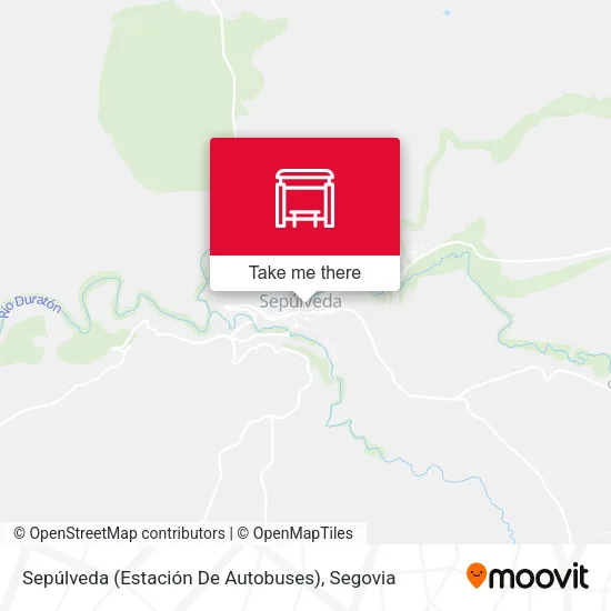 Sepúlveda (Estación De Autobuses) map