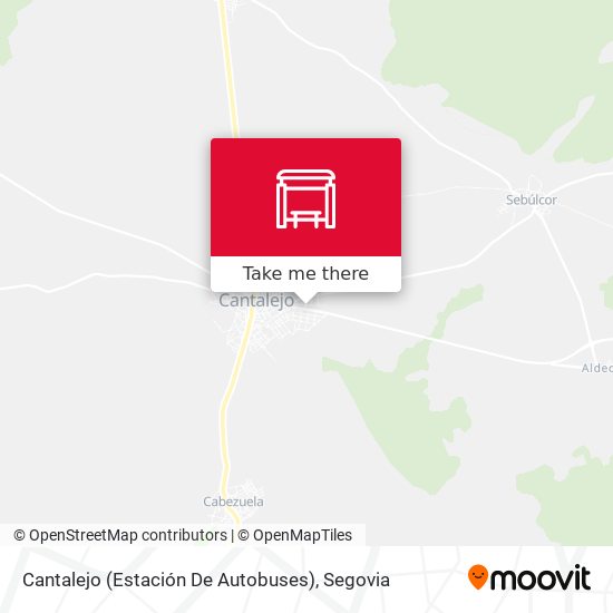 Cantalejo (Estación De Autobuses) map