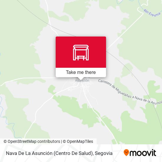 Nava De La Asunción (Centro De Salud) map