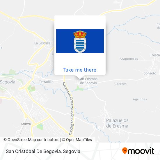 San Cristóbal De Segovia map