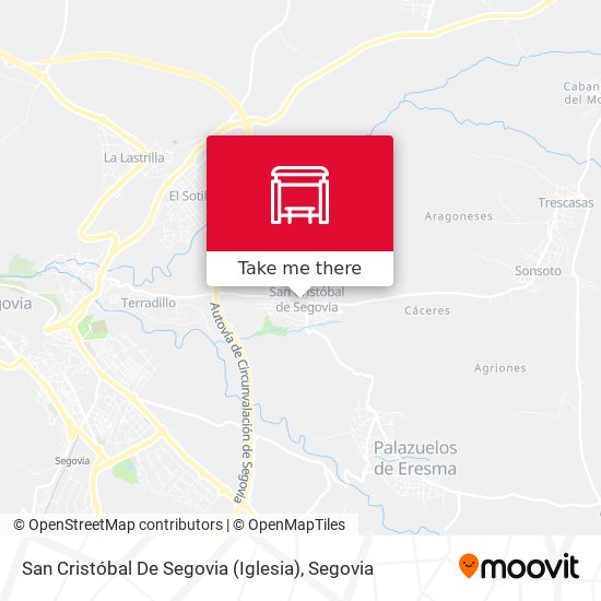 San Cristóbal De Segovia (Iglesia) map