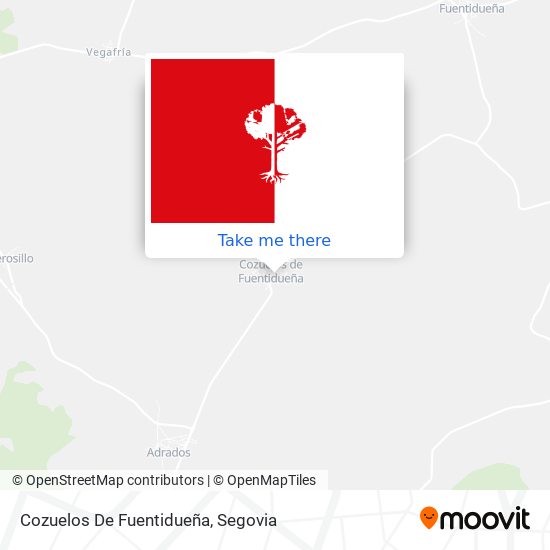 Cozuelos De Fuentidueña map