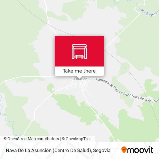 Nava De La Asunción (Centro De Salud) map