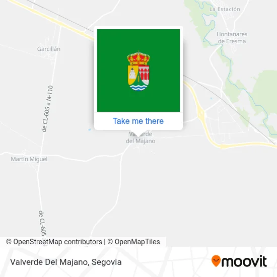 Valverde Del Majano map