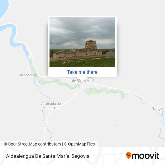 Aldealengua De Santa María map