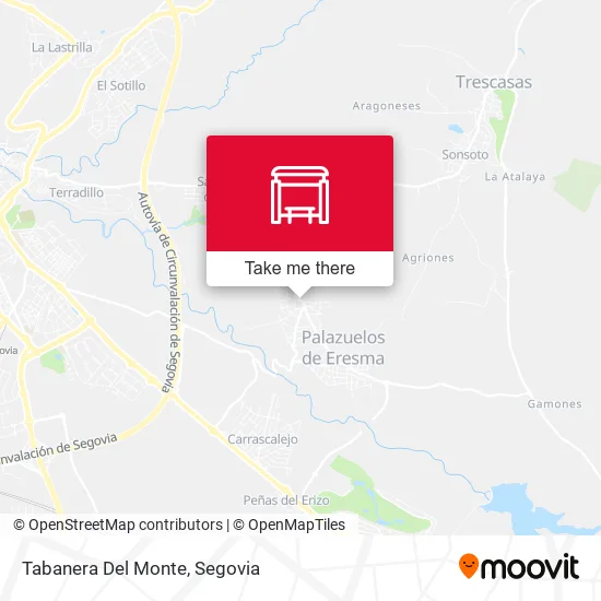 Tabanera Del Monte map