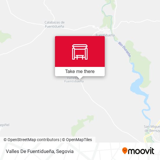 Valles De Fuentidueña map