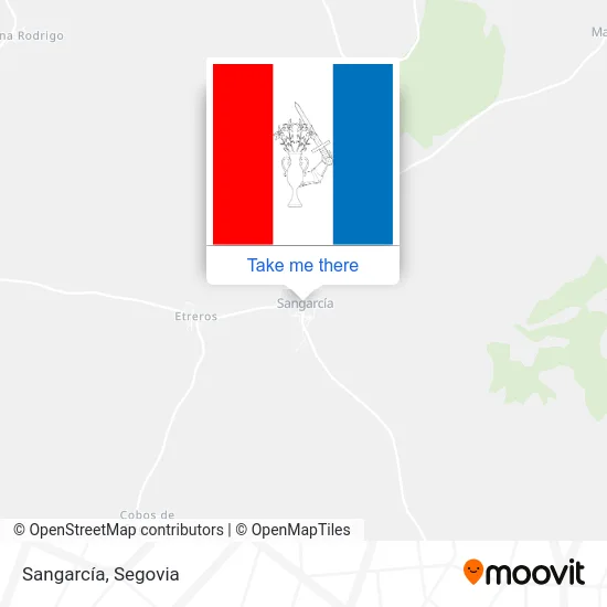 Sangarcía map