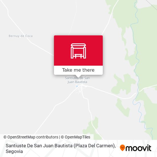 Santiuste De San Juan Bautista (Plaza Del Carmen) map