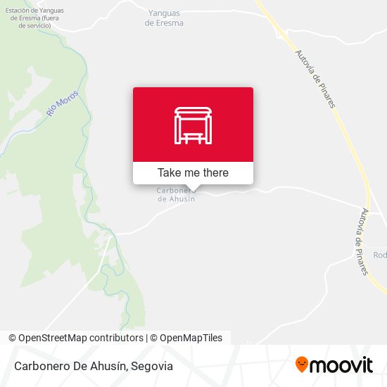 Carbonero De Ahusín map