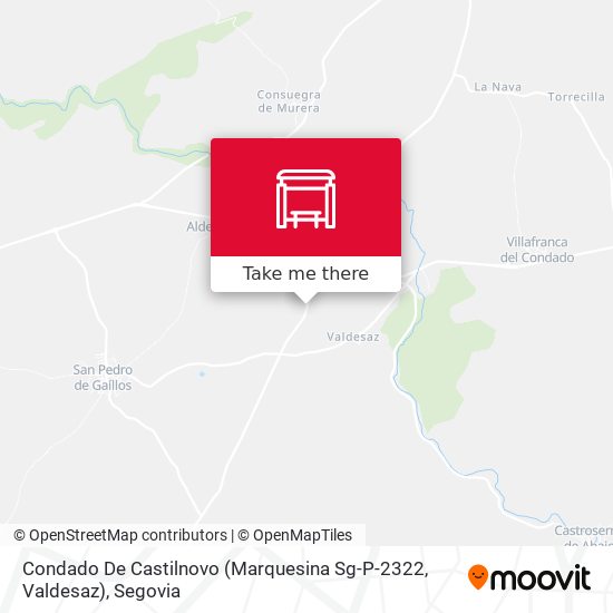 Condado De Castilnovo (Marquesina Sg-P-2322, Valdesaz) map