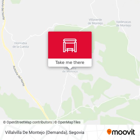 Villalvilla De Montejo (Demanda) map