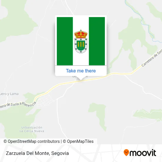 Zarzuela Del Monte map