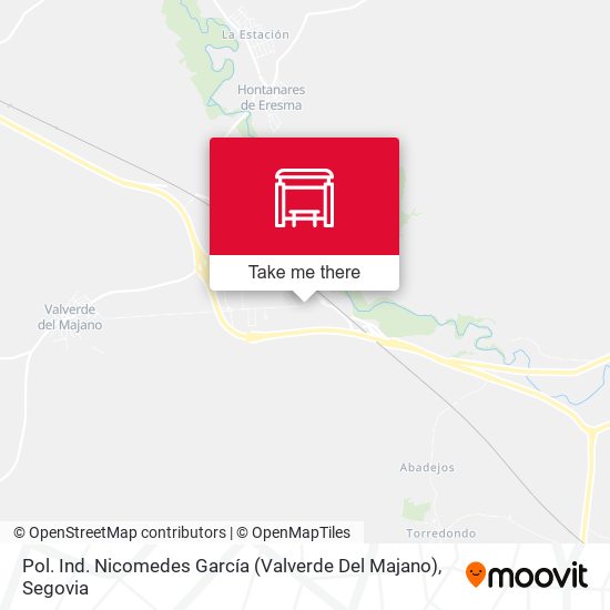 Pol. Ind. Nicomedes García (Valverde Del Majano) map