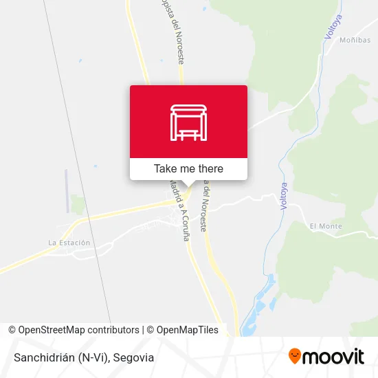 Sanchidrián (N-Vi) map