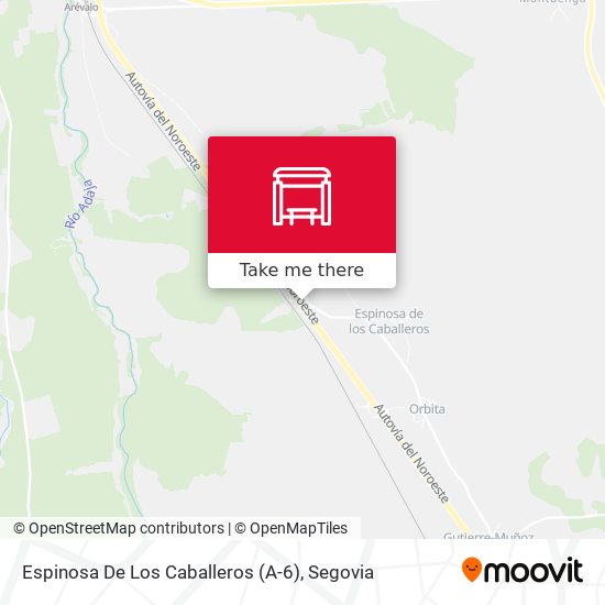 Espinosa De Los Caballeros (A-6) map
