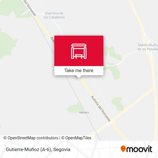 Gutierre-Muñoz (A-6) map