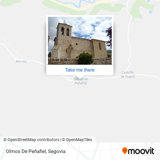 Olmos De Peñafiel map