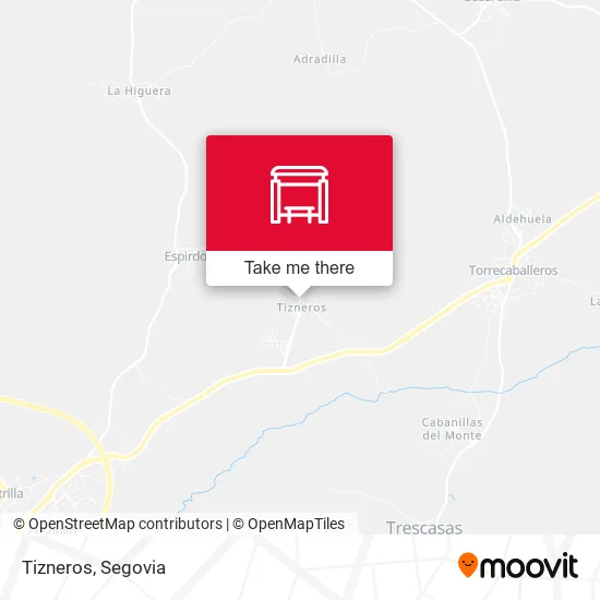 Tizneros map