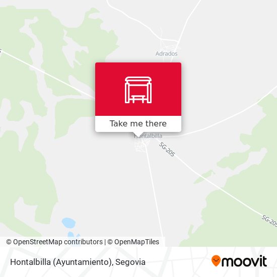 Hontalbilla (Ayuntamiento) map