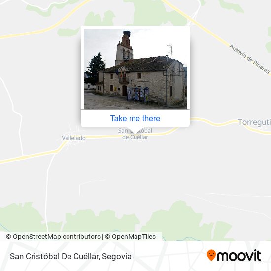 San Cristóbal De Cuéllar map