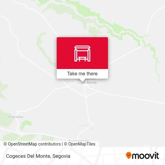 Cogeces Del Monte map