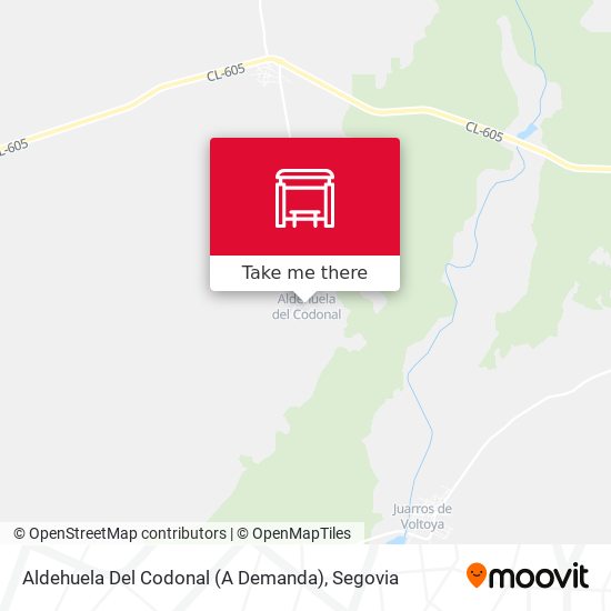 Aldehuela Del Codonal (A Demanda) map