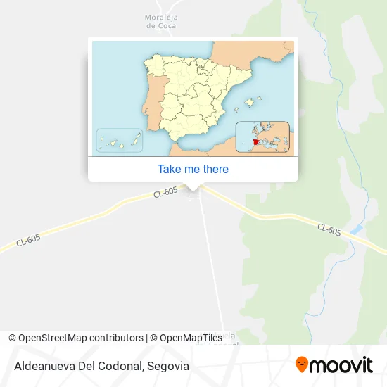 Aldeanueva Del Codonal map