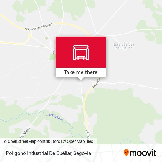 Poligono Industrial De Cuéllar map