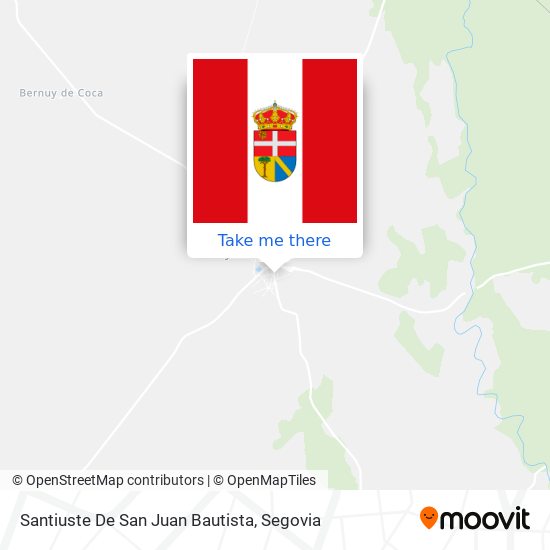 Santiuste De San Juan Bautista map